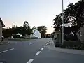 Die Stadtgrenze zu Spenge (Übergang der Spenger Straße zur Ravensberger Straße).