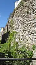 Stadtmauer Westen Cham bei Moros Haus