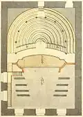 Grundriss des Theaters