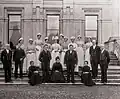 Belegschaft von Curraghmore House, um 1905