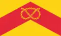 Liebesknoten auf der Flagge von Staffordshire