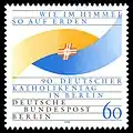 Briefmarke der Deutschen Bundespost Berlin (1990) 90. Deutscher Katholikentag in Berlin