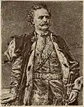 König Stanislaus I. Leszczyński im Sarmaten­kleid, Bleistiftzeichnung von Jan Matejko