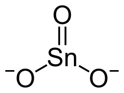 Struktur des Stannat Ions