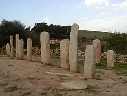 Die Steinreihen von Westen