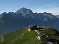Der Habicht mit Starkenburger Hütte im Vordergrund