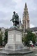 Statue von Peter Paul Rubens, 1840, Antwerpen