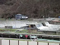 Stauwehr und Zentralwarte