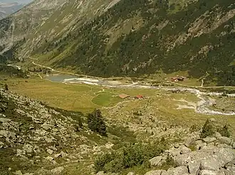 Kleinstau der Zillertal-Kraftwerke bei der Waxeggalm