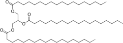 Strukturformel von Tristearin