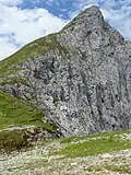 Normalweg auf den Falschen Kogel vom Steinjöchle aus gesehen