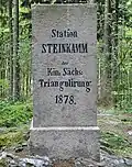 Trinagulirung Steinkamm