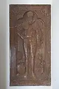 Rotmarmorepitaph für Hans Lung († 1604)