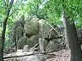 Das Zindenauer Schlösschen krönt den Steinkopf-Gipfel (451&nbsp;m ü.&nbsp;NN) nördlich Neunkirchens.