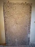 Grabplatte mit der Darstellung der Gebrüder Kothe