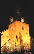 Die Kirche bei Nacht