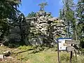 Hackelstein im Osten des Naturparks Steinwald