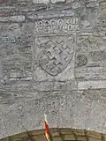 Wappenstein an der Porta Monalda