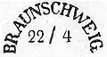 Text-Kreisbogenstempel