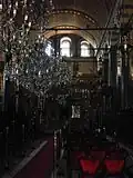 Innenbereich (vom Kirchenschiff in Richtung Ikonostase)