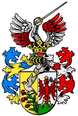 Stieglitz im Wappen des Adels Stieglitz (sächsisches Adelsgeschlecht)