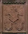 Grumbach-Wappenstein in der Turmfassade