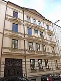 Stollbergstraße 15, Mietshaus, in klassischen Renaissanceformen, 1880, von Ludwig Bayer
