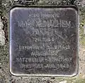 Stolperstein Rheinsberger Straße 30 für Max Menachem Taffel