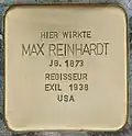 Stolperstein in Salzburg vor dem Haus für Mozart
