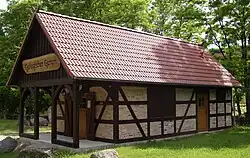 Vorlaubenhaus im Geologischen Garten in Stolzenhagen