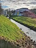 Stooberbach an der Ortsgrenze Stoob-Süd flussabwärts Richtung Schulanlagen Oberpullendorf