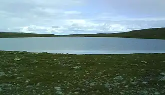 Der Gipfelsee Storvättneshågna