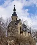 Dorfkirche Straßberg mit Querturm