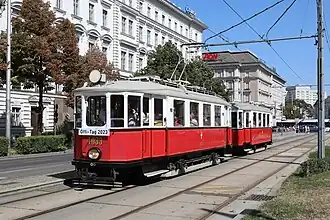 Die Type M galt lange als die formschönsten Wiener Straßenbahnwagen.