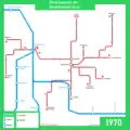 Streckenplan 1970