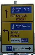 Kreuzung an der oberen Westendstraße