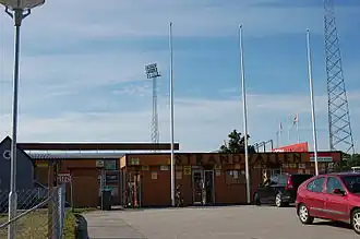 Haupteingang zum Strandvallen in Hällevik (Juli 2011)