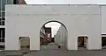 Eingang zur Straße der Menschenrechte (Dezember 2012)