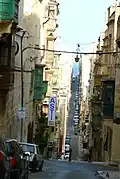 Straßen­schlucht in Valletta