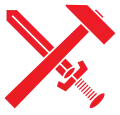 Hammer und Schwert: Symbol der Schwarzen Front