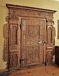 Barocke Tür von 1637 im Kaiserzimmer