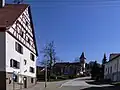 Streichen, Kirchenstraße beim Rathaus (2010)
