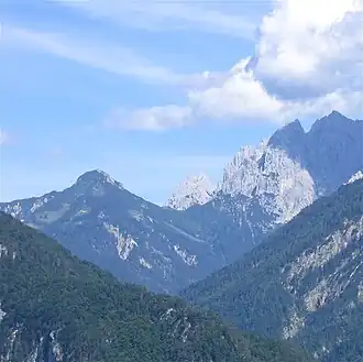 Stripsenkopf (links), vom Thierberg gesehen