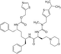 Strukturformel von Cobicistat