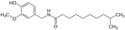 Chemische Struktur von Homodihydrocapsaicin