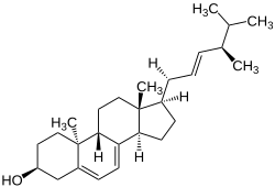 Strukturformel von Lumisterol