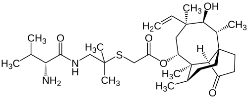 Strukturformel von Valnemulin