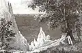 Johann Friedrich Rosmäßler: Kleine Stubbenkammer, 1835