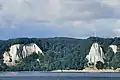 Stubbenkammer vom Fährschiff „Trelleborg“ aus gesehen