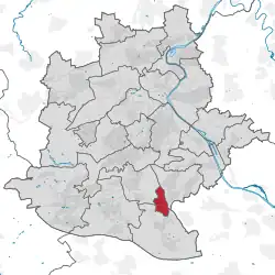 Lage des Stadtbezirks Birkach
